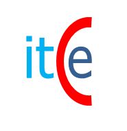 Logotipo con las letras "it" en azul y "e" en gris, rodeada de una "C" roja a la derecha.