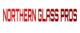 Red text logo reading "NORTHERN GLASS PROS" on a white background.