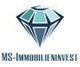Logo mit stilisiertem Diamant und Schriftzug "MS-Immobilieninvest" darunter.