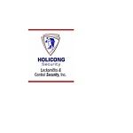 Shield logo of Holding Security, Locksmith & Central Security, Inc. with red borders.