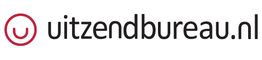 Logo met tekst "uitzendbureau.nl" en een rode cirkel met een gestileerde glimlach.
