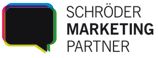 Sprechblase-Logo mit Text: Schröder Marketing Partner.