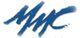 Blue stylized "MMC" initials logo with brushstroke effect.