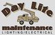 Logo: "Day Lite Maintenance" with a truck, and "Lighting/Electrical" text below.