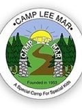 Logo of Camp Lee Mar with an archway, path, sun, trees, and the text: "Founded in 1953."