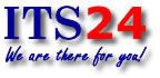 Logo mit Text: "ITS 24" in Blau und Rot, darunter "We are there for you!" in Kursivschrift.