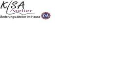 Logo des K/S/A Ateliers mit C&A-Emblem und Schriftzug: "Änderungs-Atelier im Hause".