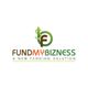 Logo of "Fund My Bizness" with a green dollar sign and orange, green text.
