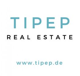 TIPEP Real Estate Logo mit Website-Adresse www.tipep.de.
