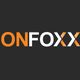 Logo mit dem Text "ONFOXX" in orange und weiß auf schwarzem Hintergrund.
