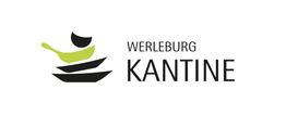 Logo der Werleburg Kantine mit abstrakter Schale und Löffel.