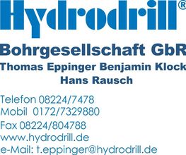 Hydrodrill Bohrgesellschaft GbR Logo