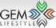 Logo mit Schriftzug "GEM Lifestyle" und bunten Pfeilsymbolen in vier Richtungen.
