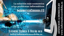 Anuncio de servicios informáticos, diseño web y atención a domicilio en InformaticoCordoba.es.