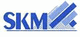 Logo mit den Buchstaben „SKM“ in Blau.