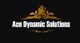 Lion crest with "Ace Dynamic Solutions" text on a black background.