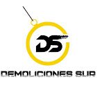 Logotipo de Demoliciones Sur con letras "DS" en negro dentro de un círculo amarillo.
