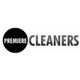 Logo with "PREMIERE" in a black circle and "CLEANERS" in bold, gray text.