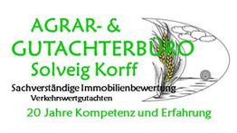 Agrar- und Gutachterbüro Solveig Korff. Text und Weizenillustration. 20 Jahre Erfahrung.