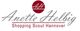Logo mit Text: "Anette Helbig, Shopping Scout Hannover."