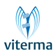 Viterma-Logo in Blau mit abstrahiertem V und stilisierten Wellen über dem Firmennamen.