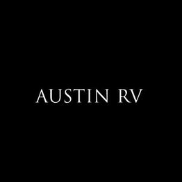 Text "Austin RV" in white on a black background.