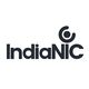 IndiaNIC logo with black text and a stylized "C" on top.
