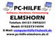 PC-Hilfe Elmshorn: Software, Hardware, Fernwartung. Kontakt: Telefon, Mobil, E-Mail, Website.