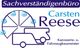 Sachverständigenbüro-Logo mit Auto-Umriss und Schriftzug "Carsten Reese".
