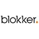 Blokker-logo met zwarte tekst en oranje punt op een witte achtergrond.