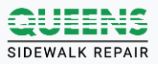 "Queens Sidewalk Repair logo with green text and lines."