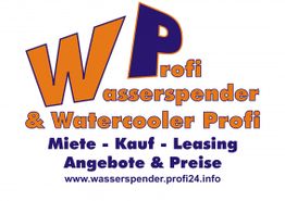Logo von Wasserspender Profi: Miete, Kauf, Leasing. Website: www.wasserspender.profi24.info
