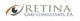 Logo of Retina Care Consultants, P.A. with stylized eye design.