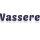 Logo van Aaron Wasserette & Stomerij met kleurrijke cirkel in blauw en groen.