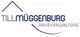 Logo von Till Müggenburg Hausverwaltung mit stilisiertem Hausdach.