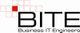 Logo mit Text "BITE: Business IT Engineers" und rotem Quadrat aus Kästchen links oben.
