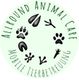 Logo mit Tierpfotenabdrücken und Schriftzug "Allround Animal Care - Mobile Tierbetreuung".