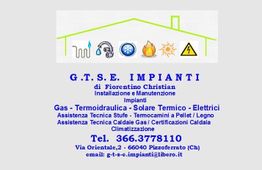 Immagine di un biglietto da visita per servizi di impiantistica e manutenzione.