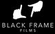 Logo mit zwei Händen und dem Text „Black Frame Films“ auf schwarzem Hintergrund.