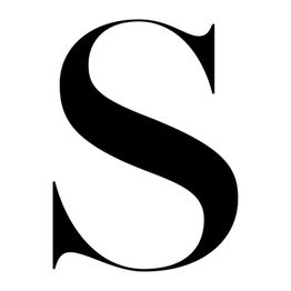 Der Buchstabe "S" in schwarzer Schrift auf weißem Hintergrund.
