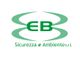 Logo di EB con testo "Sicurezza e Ambiente s.r.l." su sfondo bianco in verde.