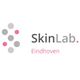 Logo van SkinLab Eindhoven met roze en grijze stippen.