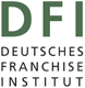 Logo des Deutschen Franchise Instituts: DFI in Grün, mit Schriftzug darunter.