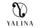 Logo mit dem Buchstaben "Y" in einem Kreis, darunter der Schriftzug "Yalina" in eleganter Schrift.