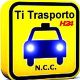 Icona gialla con un'auto nera e scritta "Ti Trasporto H24 N.C.C."