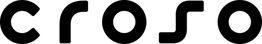 Schwarzes Logo des Wortes "croso" in einer abgerundeten, modernen Schriftart auf weißem Hintergrund.