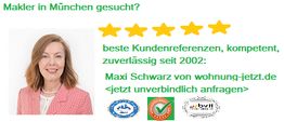 Suche nach Makler in München mit Top-Kundenreferenzen und 5-Sterne-Bewertung seit 2002.