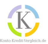Logo mit einem "K" in der Mitte, umgeben von bunten Kreisbögen. Text: Konto-Kredit-Vergleich.de.