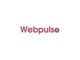 "Webpulso logo with pink text and a green circular design in the letter 'o'."
