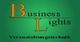 Grünes Logo mit orangem "B" und "L". Text: "Business Lights" und "Veranstaltungstechnik".